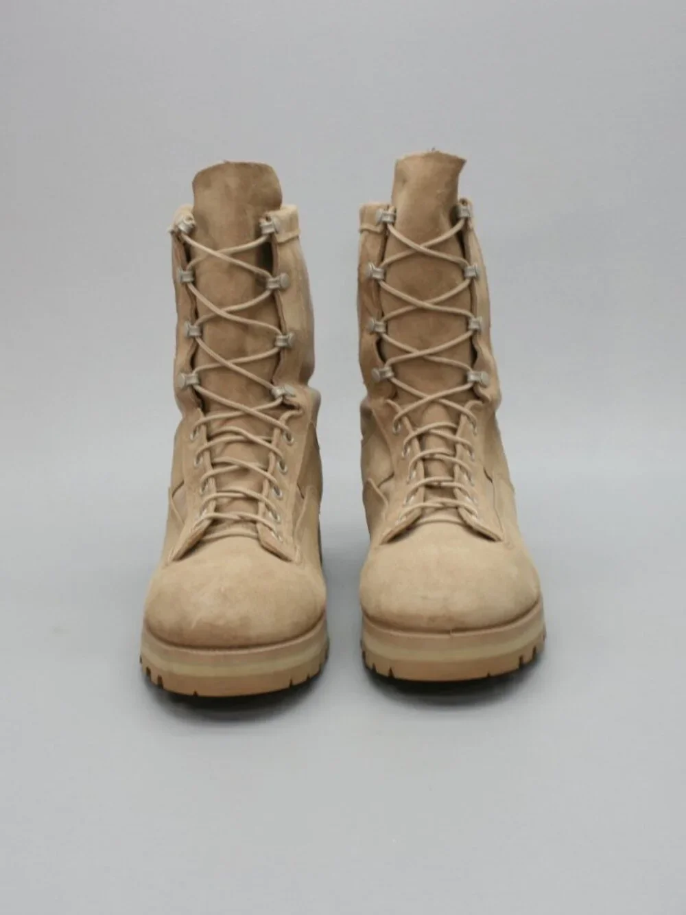 McRae Men's 11 W Wide US Army Military Coyote Tan Suede Gore-Tex Combat Boots